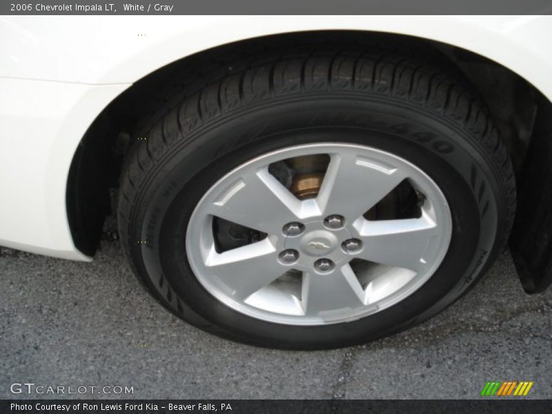White / Gray 2006 Chevrolet Impala LT