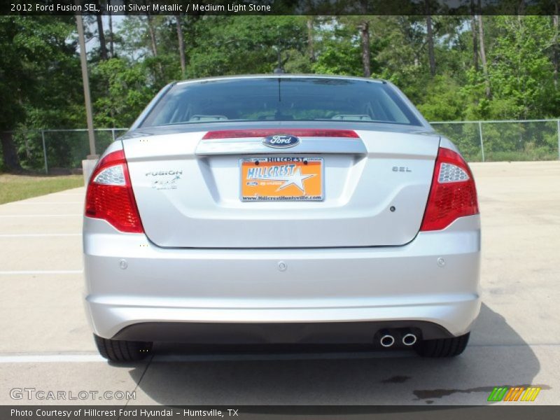 Ingot Silver Metallic / Medium Light Stone 2012 Ford Fusion SEL