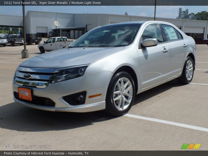 Ingot Silver Metallic / Medium Light Stone 2012 Ford Fusion SEL