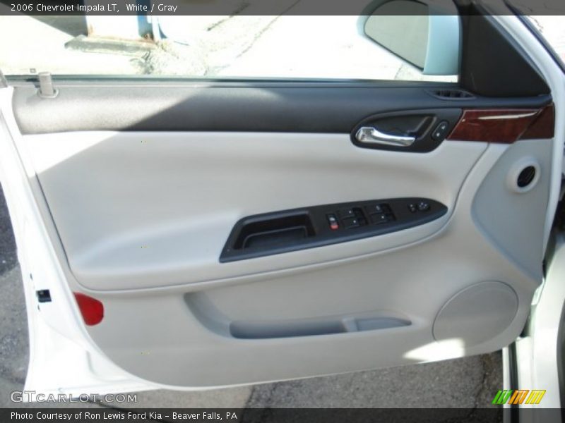 White / Gray 2006 Chevrolet Impala LT