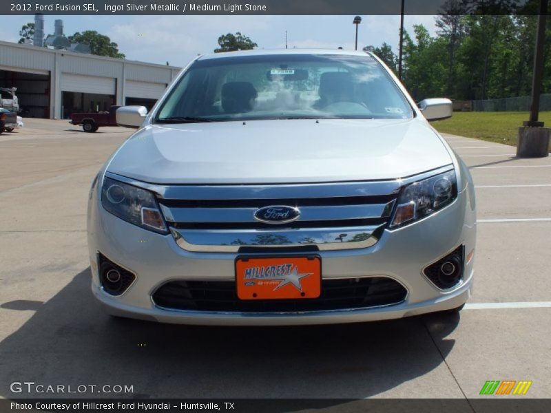 Ingot Silver Metallic / Medium Light Stone 2012 Ford Fusion SEL