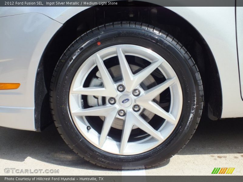 Ingot Silver Metallic / Medium Light Stone 2012 Ford Fusion SEL