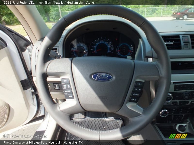 Ingot Silver Metallic / Medium Light Stone 2012 Ford Fusion SEL