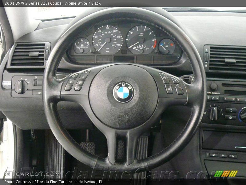 Alpine White / Black 2001 BMW 3 Series 325i Coupe