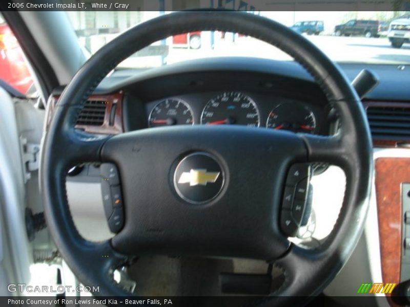 White / Gray 2006 Chevrolet Impala LT