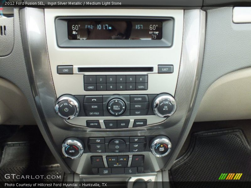 Ingot Silver Metallic / Medium Light Stone 2012 Ford Fusion SEL