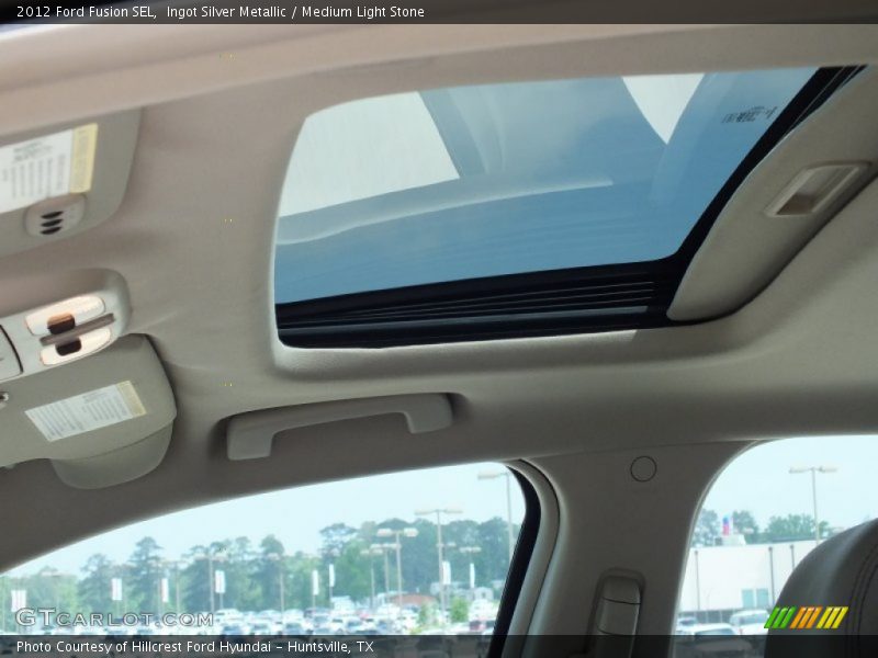 Ingot Silver Metallic / Medium Light Stone 2012 Ford Fusion SEL
