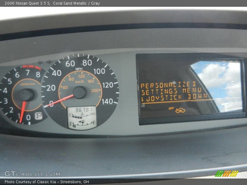 Coral Sand Metallic / Gray 2006 Nissan Quest 3.5 S