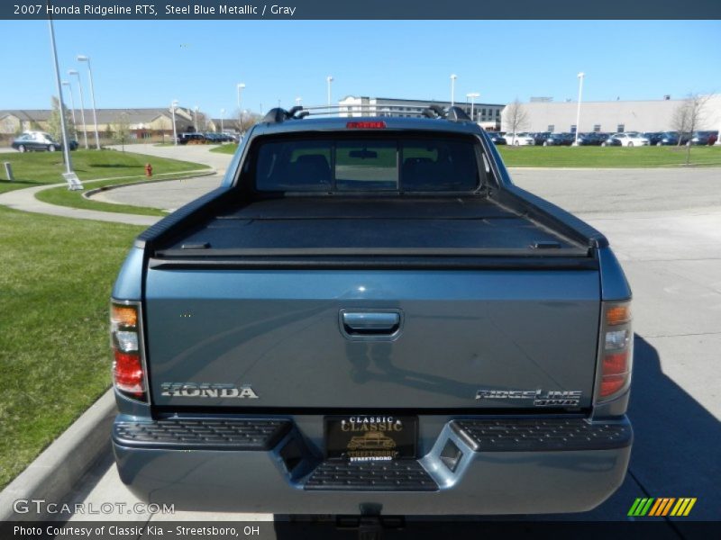 Steel Blue Metallic / Gray 2007 Honda Ridgeline RTS