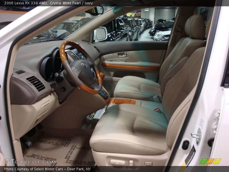 Crystal White Pearl / Ivory 2006 Lexus RX 330 AWD