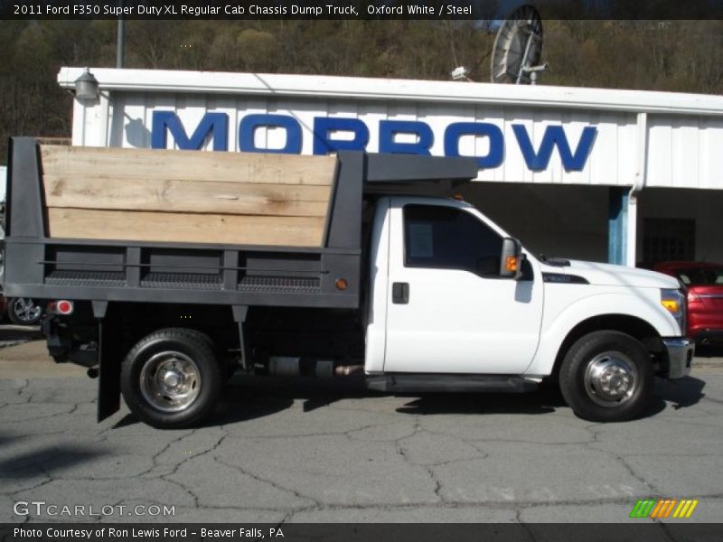 Oxford White / Steel 2011 Ford F350 Super Duty XL Regular Cab Chassis Dump Truck