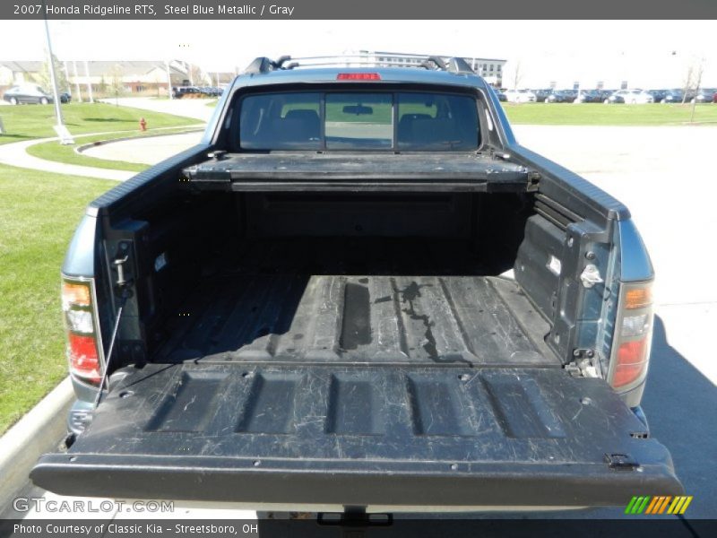 Steel Blue Metallic / Gray 2007 Honda Ridgeline RTS