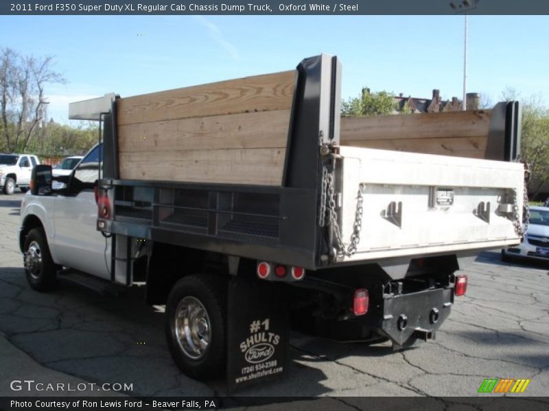 Oxford White / Steel 2011 Ford F350 Super Duty XL Regular Cab Chassis Dump Truck