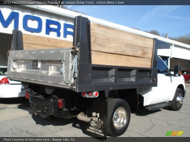 Oxford White / Steel 2011 Ford F350 Super Duty XL Regular Cab Chassis Dump Truck