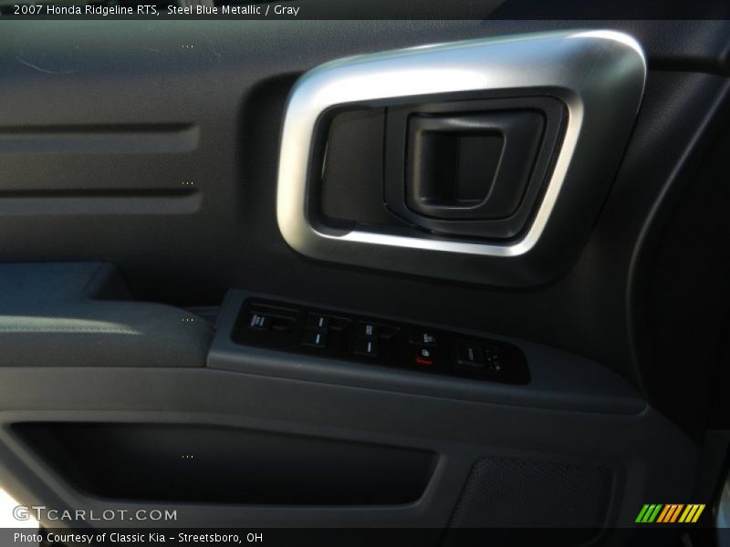 Steel Blue Metallic / Gray 2007 Honda Ridgeline RTS