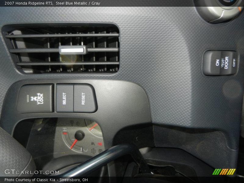 Steel Blue Metallic / Gray 2007 Honda Ridgeline RTS
