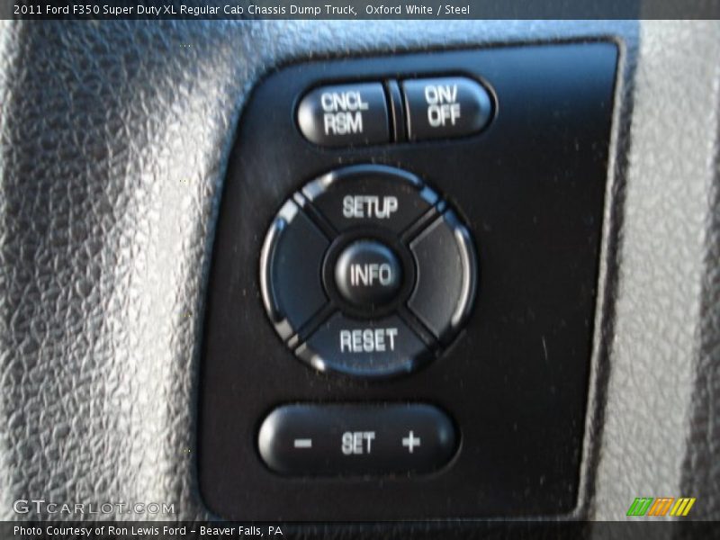 Oxford White / Steel 2011 Ford F350 Super Duty XL Regular Cab Chassis Dump Truck