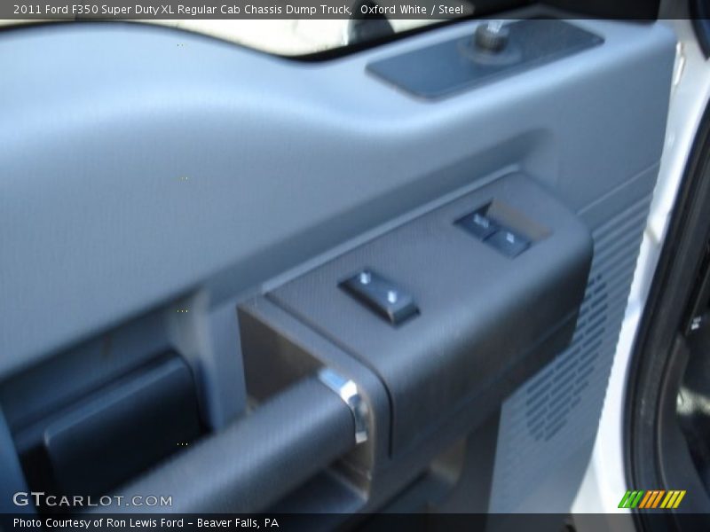 Oxford White / Steel 2011 Ford F350 Super Duty XL Regular Cab Chassis Dump Truck