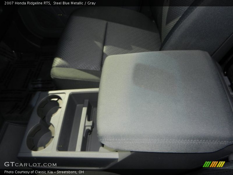 Steel Blue Metallic / Gray 2007 Honda Ridgeline RTS