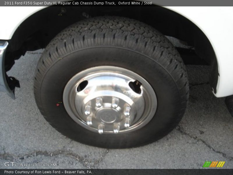 Oxford White / Steel 2011 Ford F350 Super Duty XL Regular Cab Chassis Dump Truck
