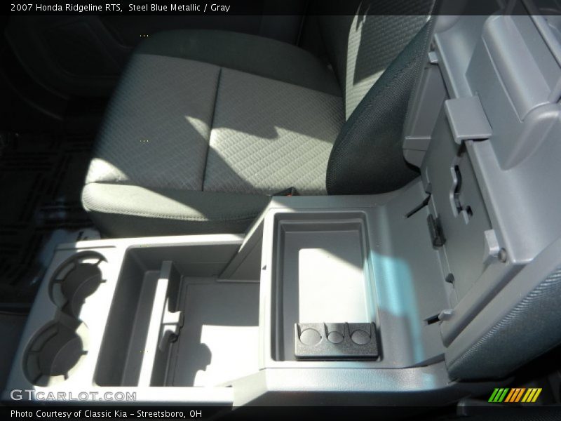 Steel Blue Metallic / Gray 2007 Honda Ridgeline RTS