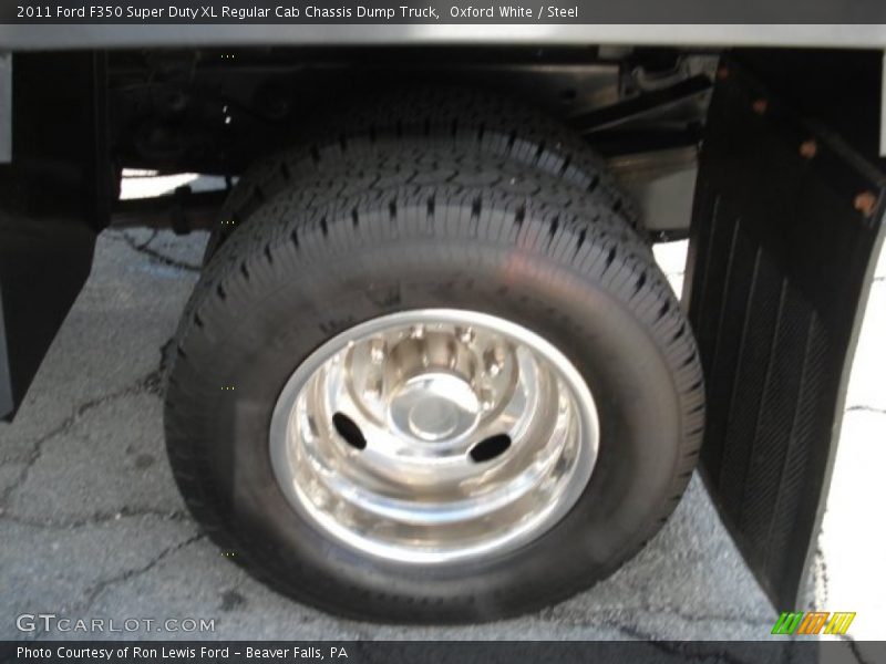 Oxford White / Steel 2011 Ford F350 Super Duty XL Regular Cab Chassis Dump Truck