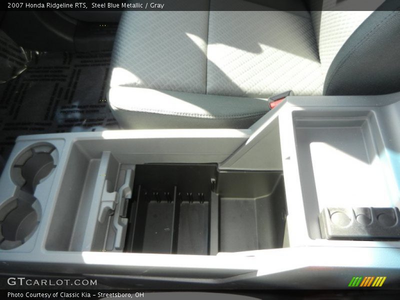 Steel Blue Metallic / Gray 2007 Honda Ridgeline RTS