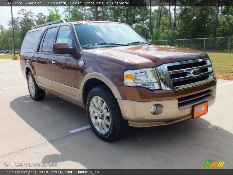 Golden Bronze Metallic / Chaparral 2012 Ford Expedition EL King Ranch
