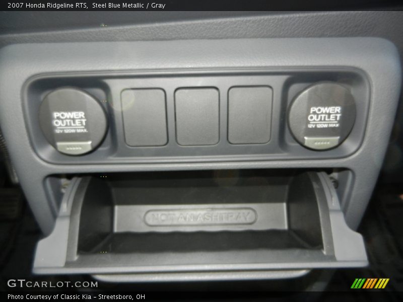 Steel Blue Metallic / Gray 2007 Honda Ridgeline RTS