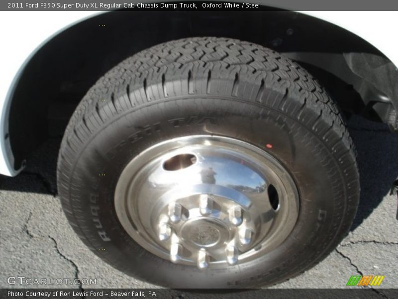 Oxford White / Steel 2011 Ford F350 Super Duty XL Regular Cab Chassis Dump Truck