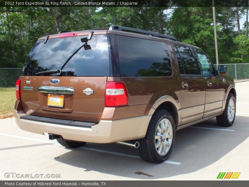 Golden Bronze Metallic / Chaparral 2012 Ford Expedition EL King Ranch
