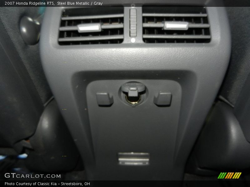 Steel Blue Metallic / Gray 2007 Honda Ridgeline RTS