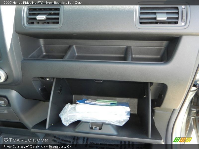 Steel Blue Metallic / Gray 2007 Honda Ridgeline RTS