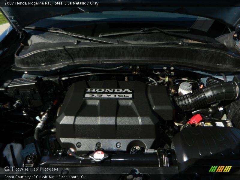 Steel Blue Metallic / Gray 2007 Honda Ridgeline RTS