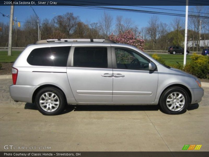 Silver / Gray 2006 Kia Sedona EX