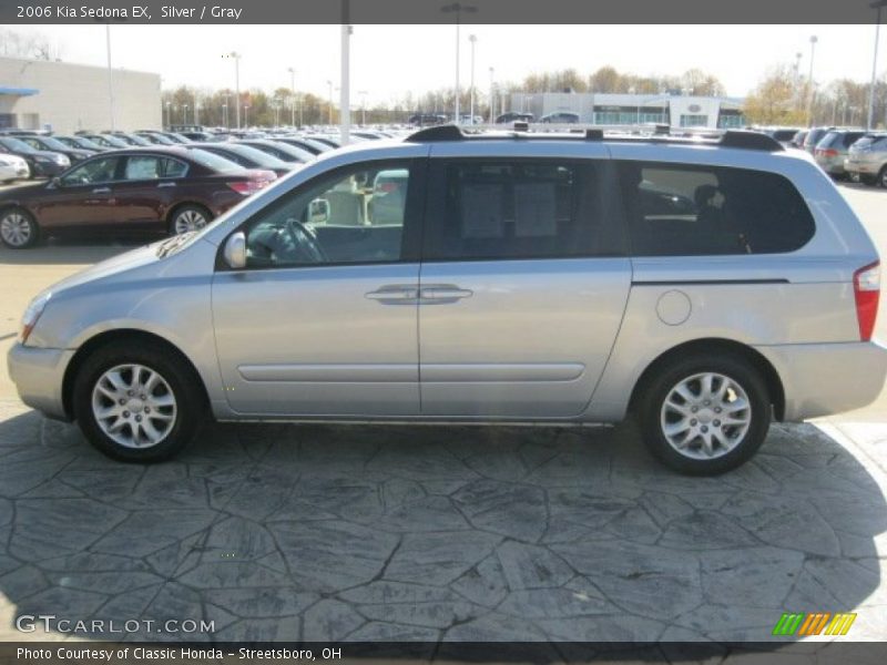 Silver / Gray 2006 Kia Sedona EX