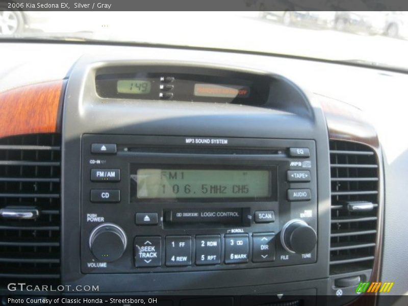 Silver / Gray 2006 Kia Sedona EX
