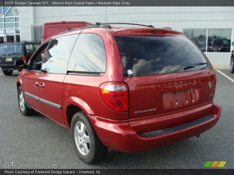 Inferno Red Crystal Pearl / Medium Slate Gray 2005 Dodge Caravan SXT