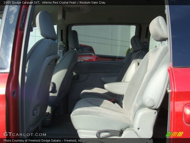 Inferno Red Crystal Pearl / Medium Slate Gray 2005 Dodge Caravan SXT