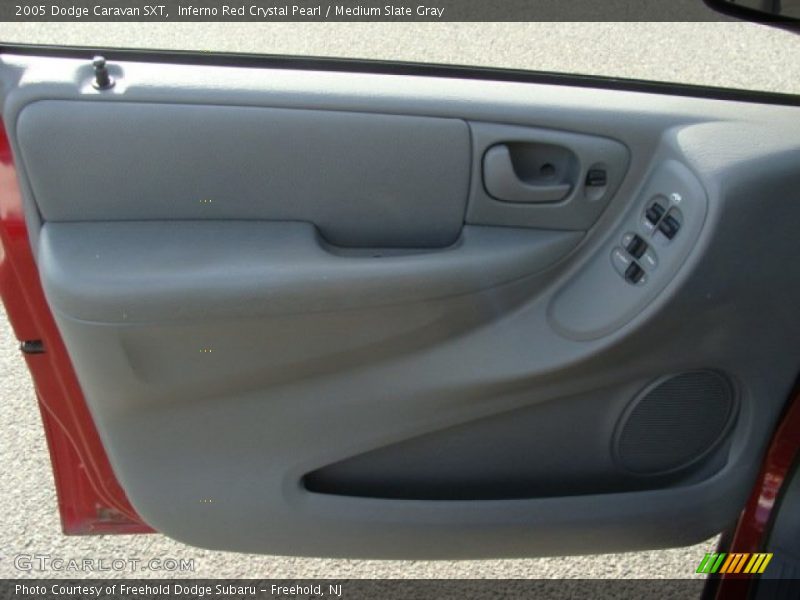 Inferno Red Crystal Pearl / Medium Slate Gray 2005 Dodge Caravan SXT