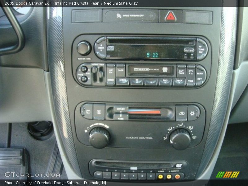 Inferno Red Crystal Pearl / Medium Slate Gray 2005 Dodge Caravan SXT