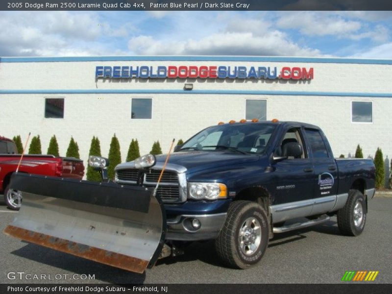 Patriot Blue Pearl / Dark Slate Gray 2005 Dodge Ram 2500 Laramie Quad Cab 4x4