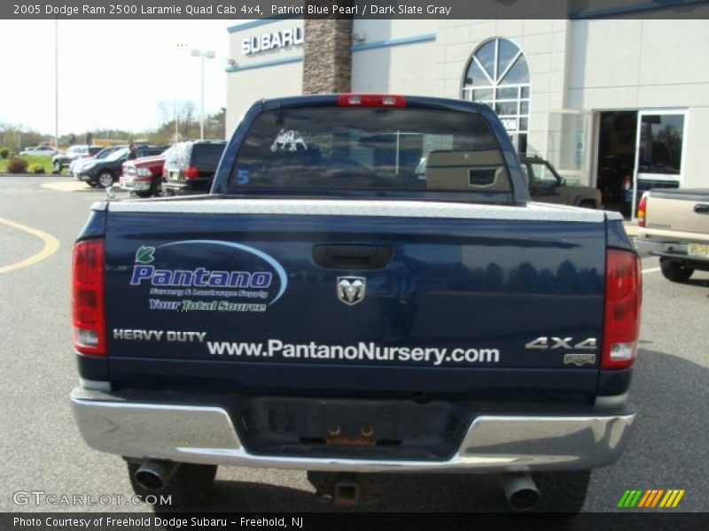 Patriot Blue Pearl / Dark Slate Gray 2005 Dodge Ram 2500 Laramie Quad Cab 4x4