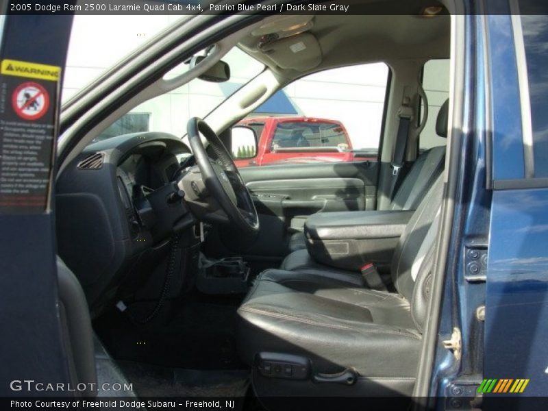 Patriot Blue Pearl / Dark Slate Gray 2005 Dodge Ram 2500 Laramie Quad Cab 4x4