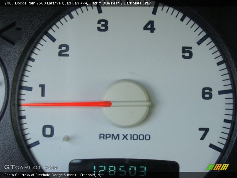 Patriot Blue Pearl / Dark Slate Gray 2005 Dodge Ram 2500 Laramie Quad Cab 4x4