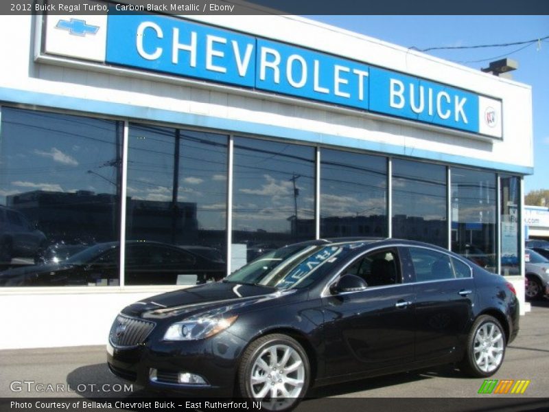 Carbon Black Metallic / Ebony 2012 Buick Regal Turbo