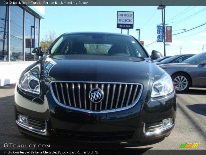 Carbon Black Metallic / Ebony 2012 Buick Regal Turbo
