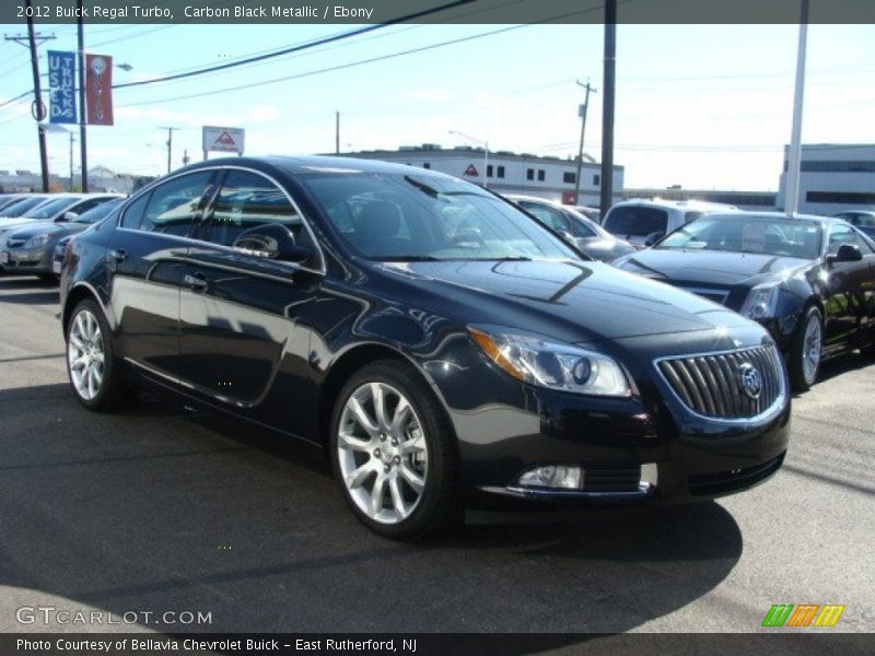 Carbon Black Metallic / Ebony 2012 Buick Regal Turbo