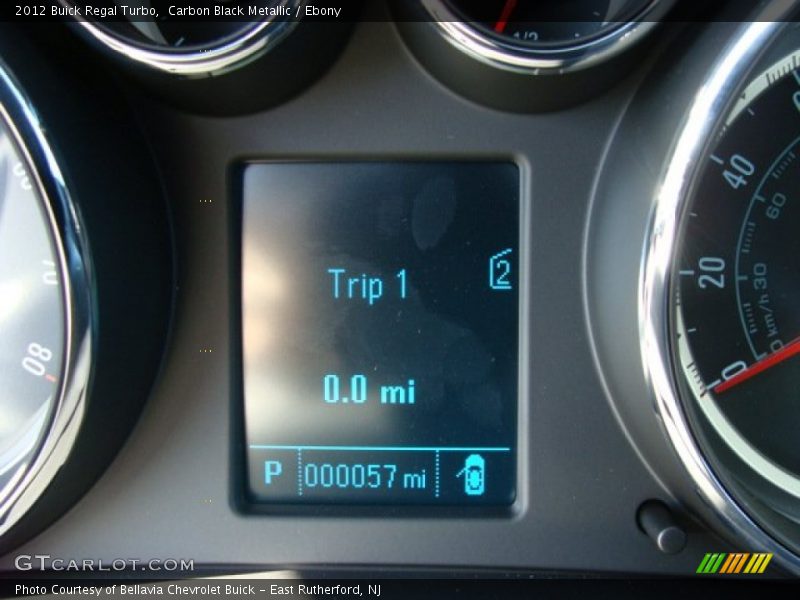 Carbon Black Metallic / Ebony 2012 Buick Regal Turbo