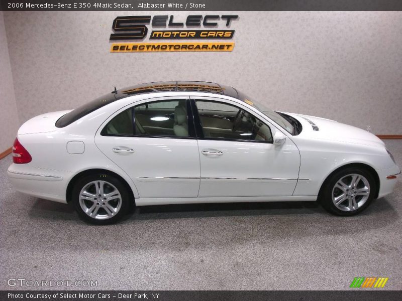 Alabaster White / Stone 2006 Mercedes-Benz E 350 4Matic Sedan